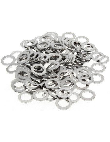 Rondelles alu BIHR 10x16x1,5mm 100 pièces