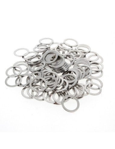 Rondelles alu BIHR 18x24x1,5mm 100 pièces