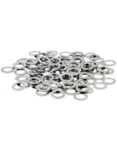 Rondelles alu BIHR 6x10x1mm 100 pièces
