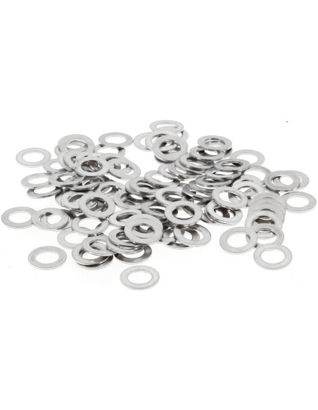 Rondelles alu BIHR 8x14x1mm 100 pièces