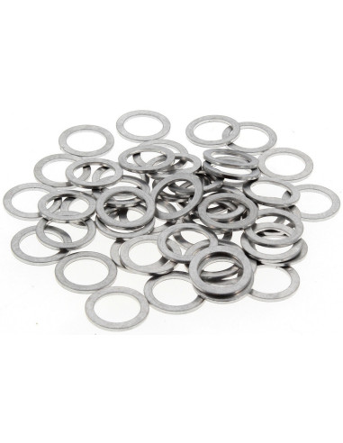 Rondelles alu BIHR 14x20x1,5mm 50 pièces