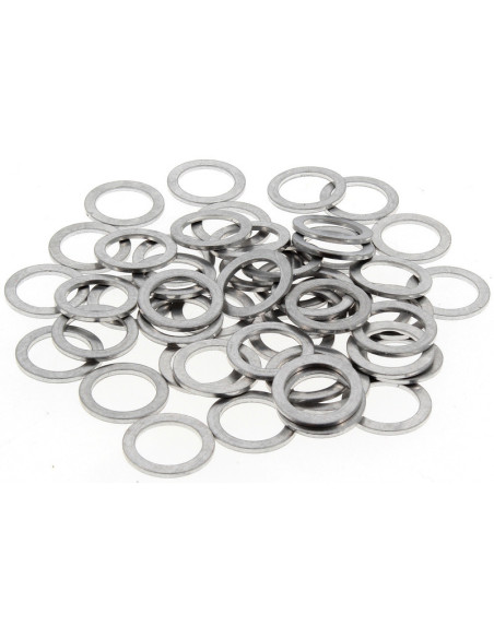 Rondelles alu BIHR 14x20x1,5mm 50 pièces
