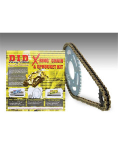 Kit chaine DID  ACIER YAMAHA WR 400 F   K 1998 à 1998    2