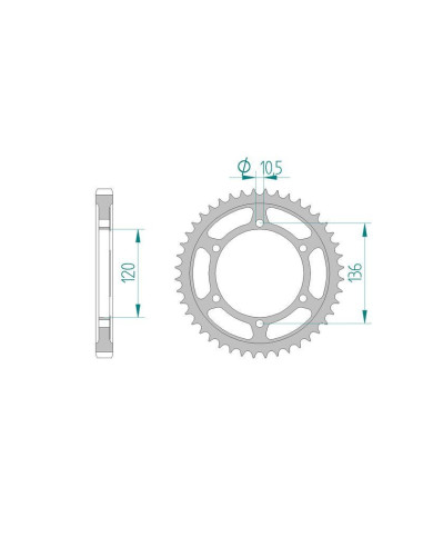 Kit chaine DID  ACIER YAMAHA FZ 600...