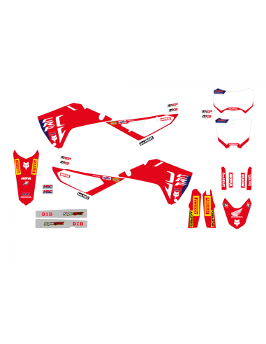 Kit déco BLACKBIRD Replica Team HRC Honda