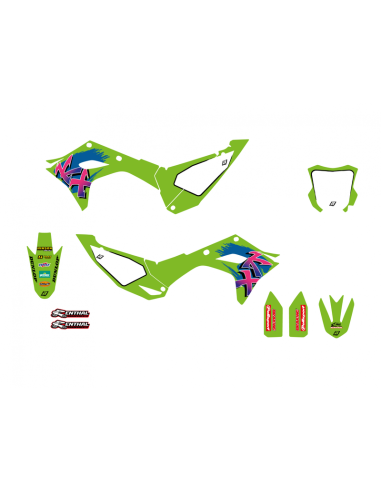 Kit déco BLACKBIRD Retro Kawasaki