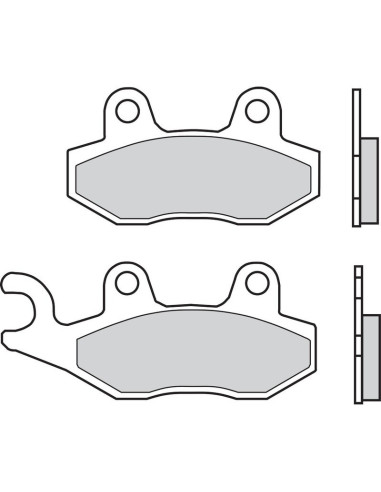 Plaquettes de frein BREMBO route carbone céramique - 07SU1215
