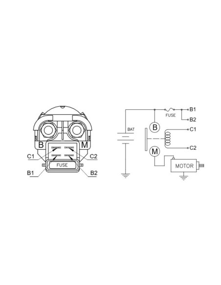 Relais de démarreur DZE