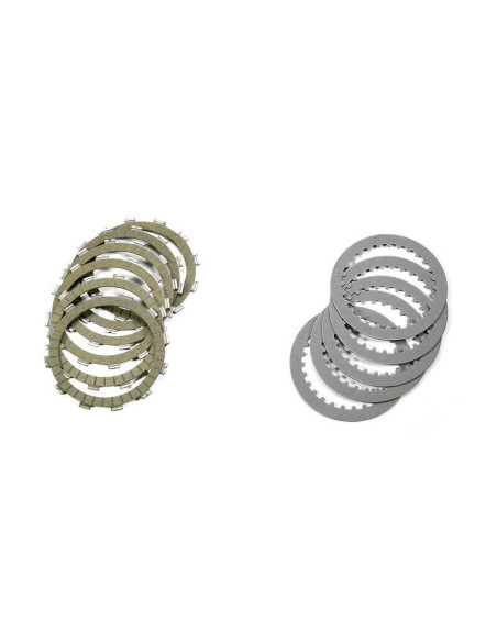 Kit disques garnis + lisses d'embrayage NEWFREN Standard