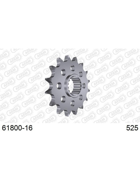 Pignon AFAM acier anti-bruit 61800 - 525