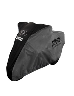 Housse de protection intérieur OXFORD Dormex noir/argent - moto / scooter - S