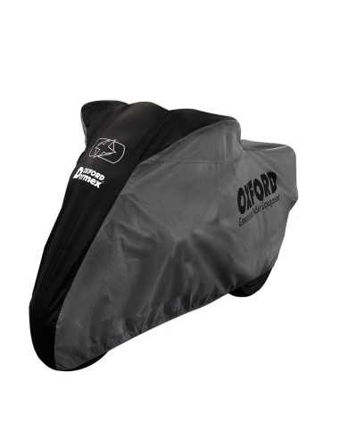 Housse de protection intérieur OXFORD Dormex noir/argent - moto / scooter - S