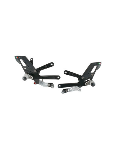 Commandes reculées réglables LIGHTECH repose-pieds repliables