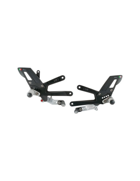 Commandes reculées réglables LIGHTECH repose-pieds repliables