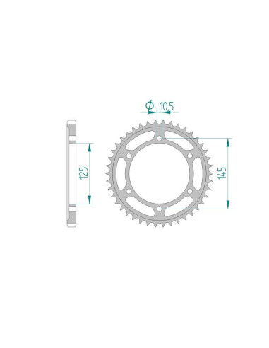Kit chaine DID  ACIER YAMAHA TDM 850...