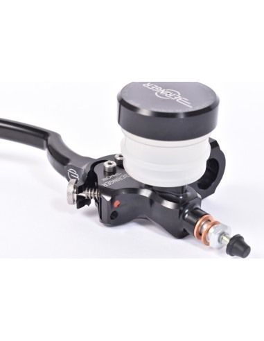 Maître-cylindre d'embrayage axial BERINGER Classic Ø20,5mm bocal vissé noir (levier axial type A - 16cm noir)