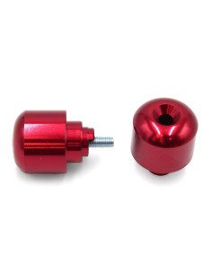V PARTS Handlebar counter-weights (Aluminium) HONDA (Red) 2