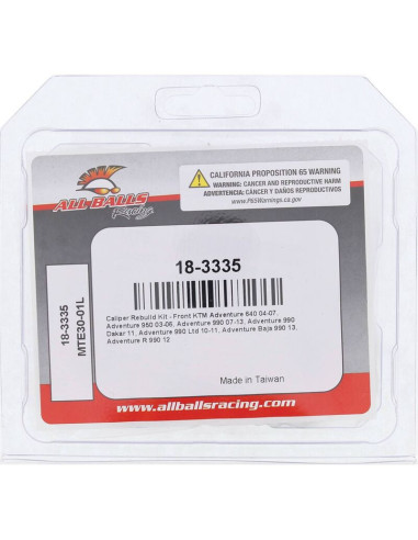 Kit de réparation d'étrier de frein ALL BALLS