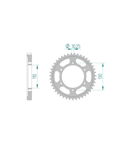 Kit chaine DID  ACIER YAMAHA MT- 01...