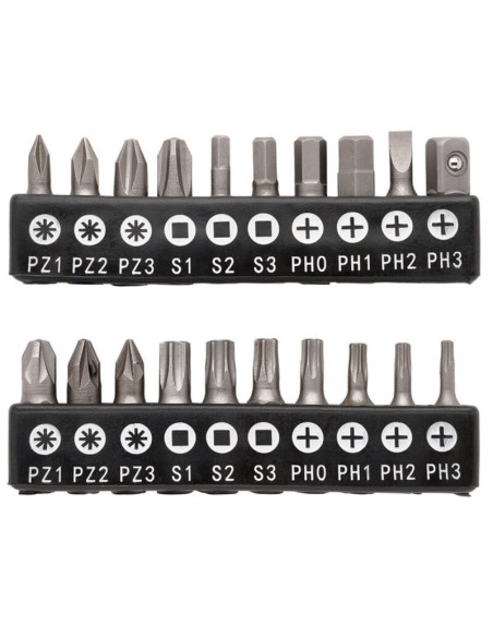 Jeu de douilles et d'embouts métriques DRAPER HI-TORQ® - 1/4" (40 pièces)