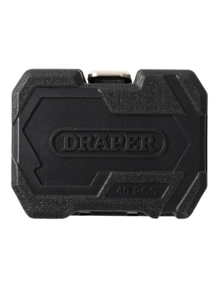 Jeu de douilles et d'embouts métriques DRAPER HI-TORQ® - 1/4" (40 pièces)