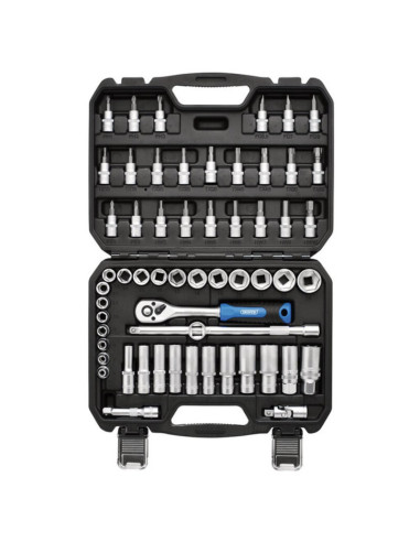 Jeu de douilles et d'embouts métriques DRAPER HI-TORQ®, 3/8" Sq. Dr. (58 pièces)