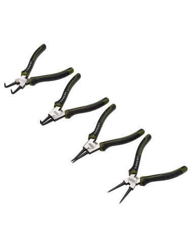 Jeu de pinces à circlips DRAPER - 180 mm (4 pièces)