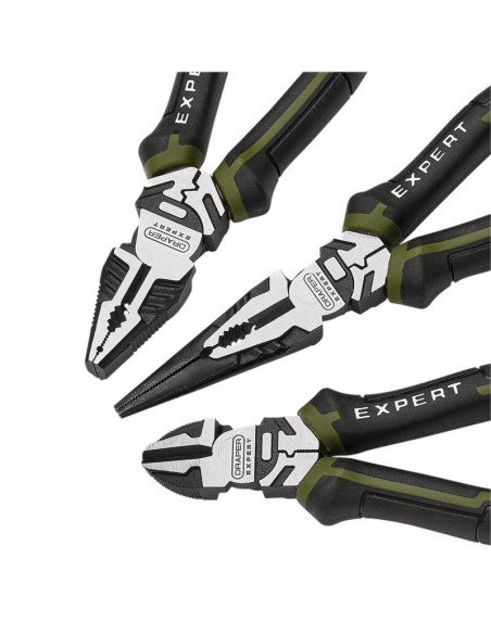 Jeu de pinces à fort effet de levier DRAPER Expert (3 pièces)