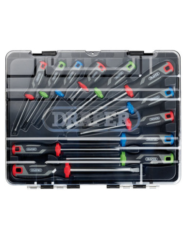 Jeu de tournevis à poignée souple DRAPER - 12 pièces