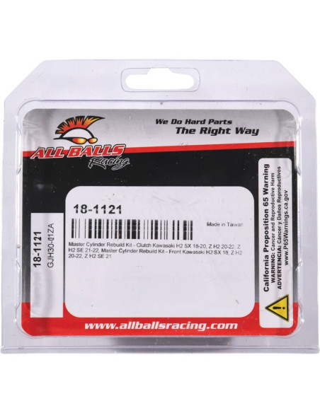 Kit de réparation de maître-cylindre d'embrayage ALL BALLS