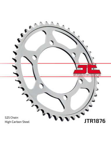 Couronne JT SPROCKETS acier standard 1876 - 525