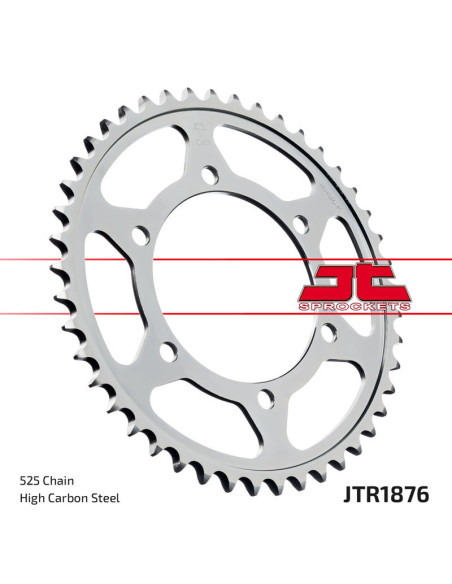 Couronne JT SPROCKETS acier standard 1876 - 525