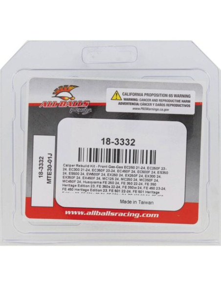 Kit de réparation d'étrier de frein ALL BALLS