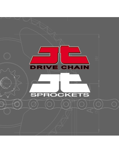 Kit chaîne JT/JT 428HDR 15/52 standard - couronne standard