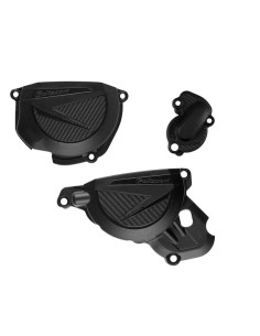 Kit de protections de carters d'embrayage et d'allumage POLISPORT