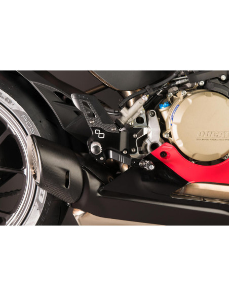 LIGHTECH Repose-pieds arrière réglables avec repose-pieds fixes (usage piste)