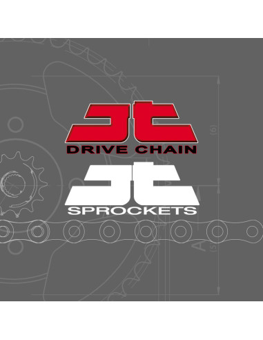 Kit chaîne JT 420HDR 11/51-126 - couronne standard