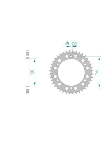 Kit chaîne DID acier YAMAHA FZ 8...