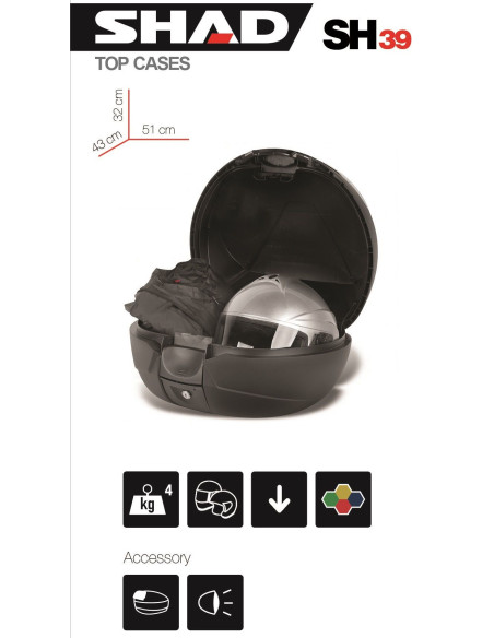 TOP CASE SHAD SH 39