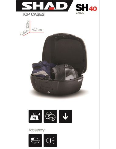 TOP CASE SHAD SH40 CARGO