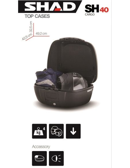 TOP CASE SHAD SH40 CARGO