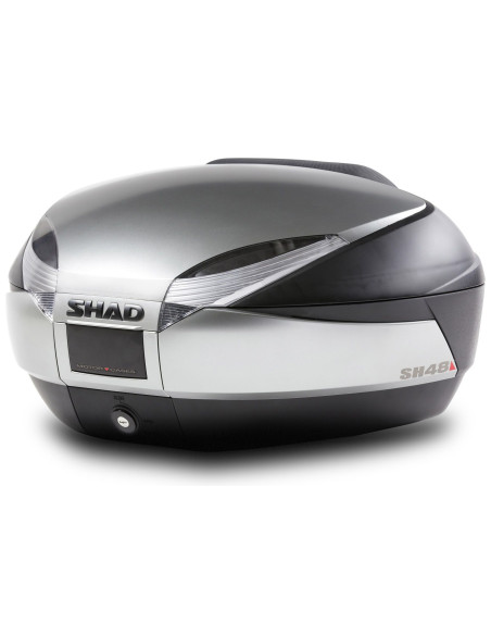TOP CASE SHAD SH48 pour moto couleur New Titanium