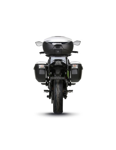 Fixation 3P system SHAD pour KAWASAKI Z 650 2016 2020 vue arriere