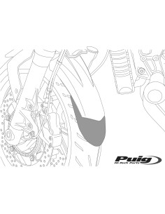Prolongateur de Garde boue avant PUIG BMW R1200GS
