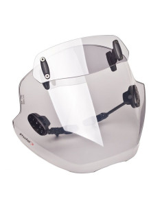 Pare brise PUIG STREAM avec visiére 6408H pour phare non rond