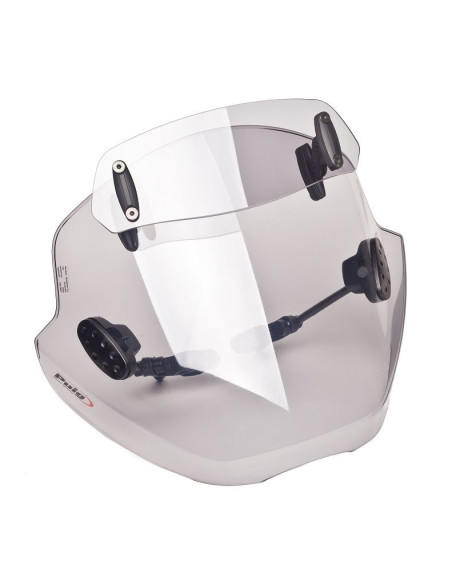 Pare brise PUIG STREAM avec visiére 6893H pour phare non rond.