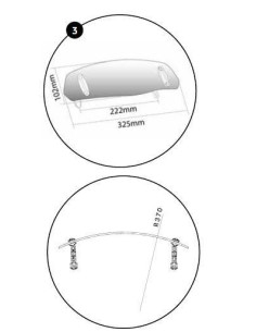 Visiére de rechange pour déflecteur PUIG a clipser visiere 1 2