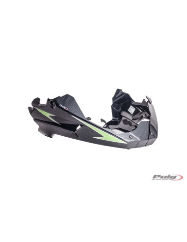 Sabot moteur PUIG pour KAWASAKI Z800 2013-2017 vert