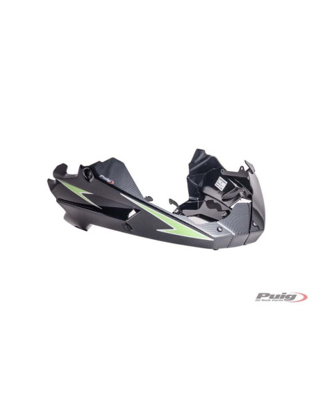 Sabot moteur PUIG pour KAWASAKI Z800 2013-2017 vert