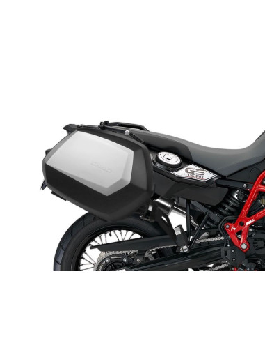 Fixation 3P system SHAD pour BMW F650GS F800GS F700GS avec valise gros plan